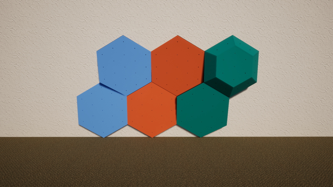 3D Hex Climbing Panel